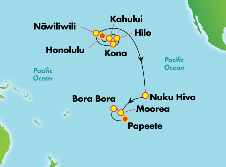Hawái y la Polinesia Francesa desde Honolulu, 14 días Hawái y la Polinesia Francesa desde Honolulu, 14 días