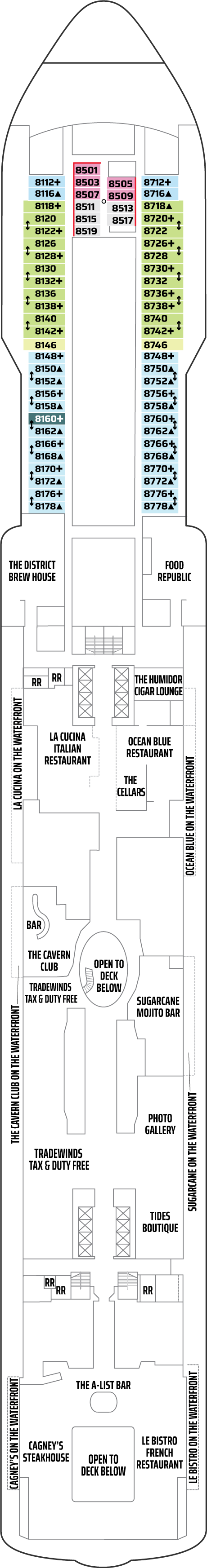 Plano de la cubierta