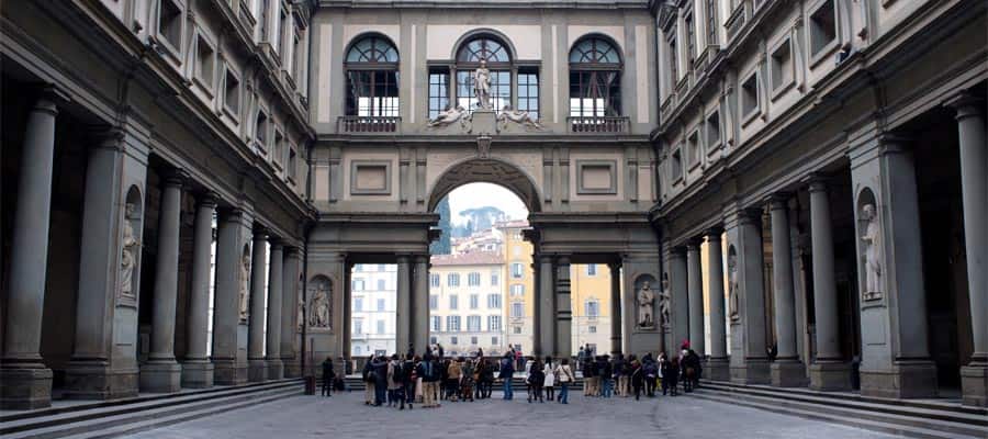 Galería Uffizi en tu crucero por Europa