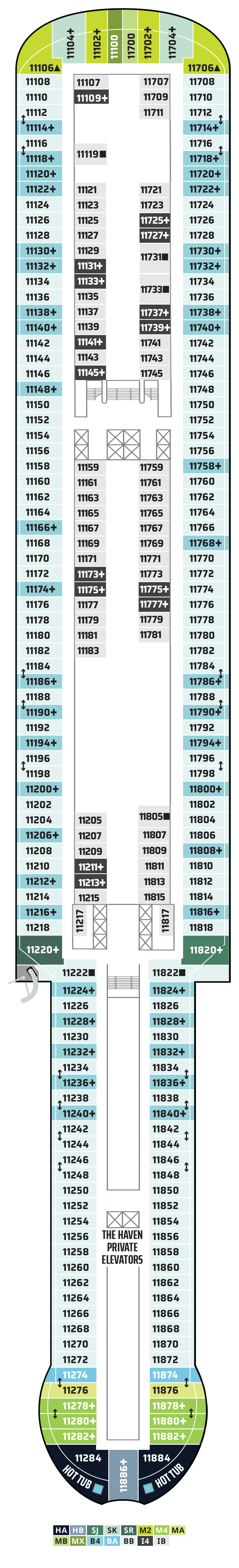 Plano de la cubierta 11