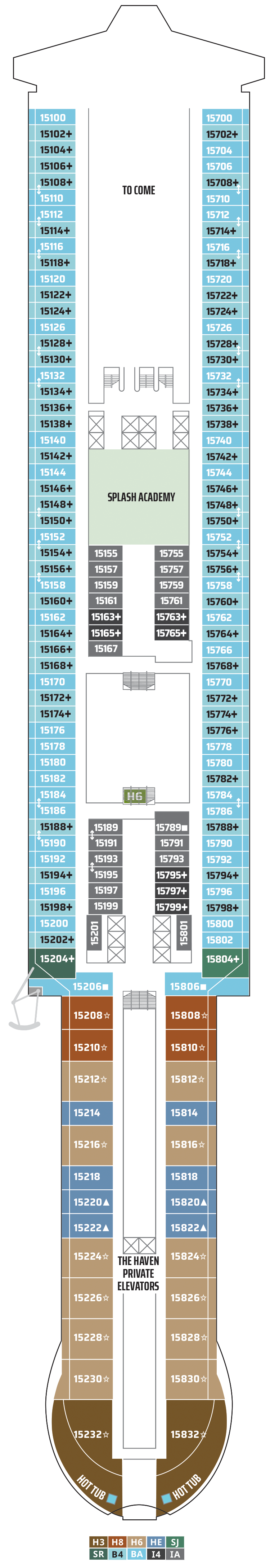 Plano de la cubierta 15