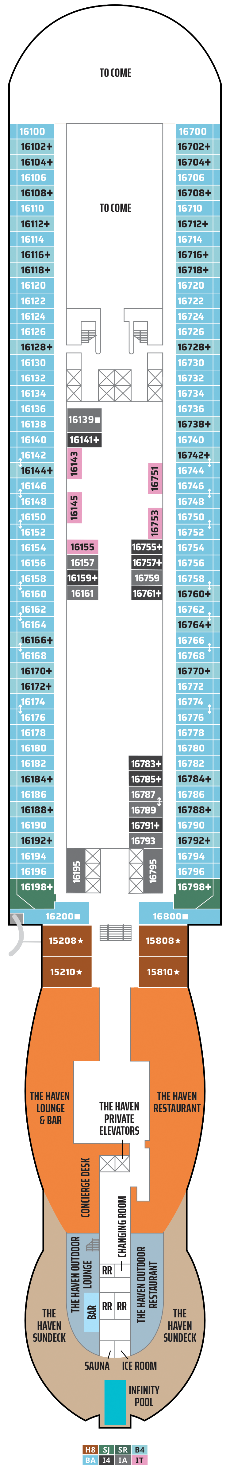 Plano de la cubierta 16