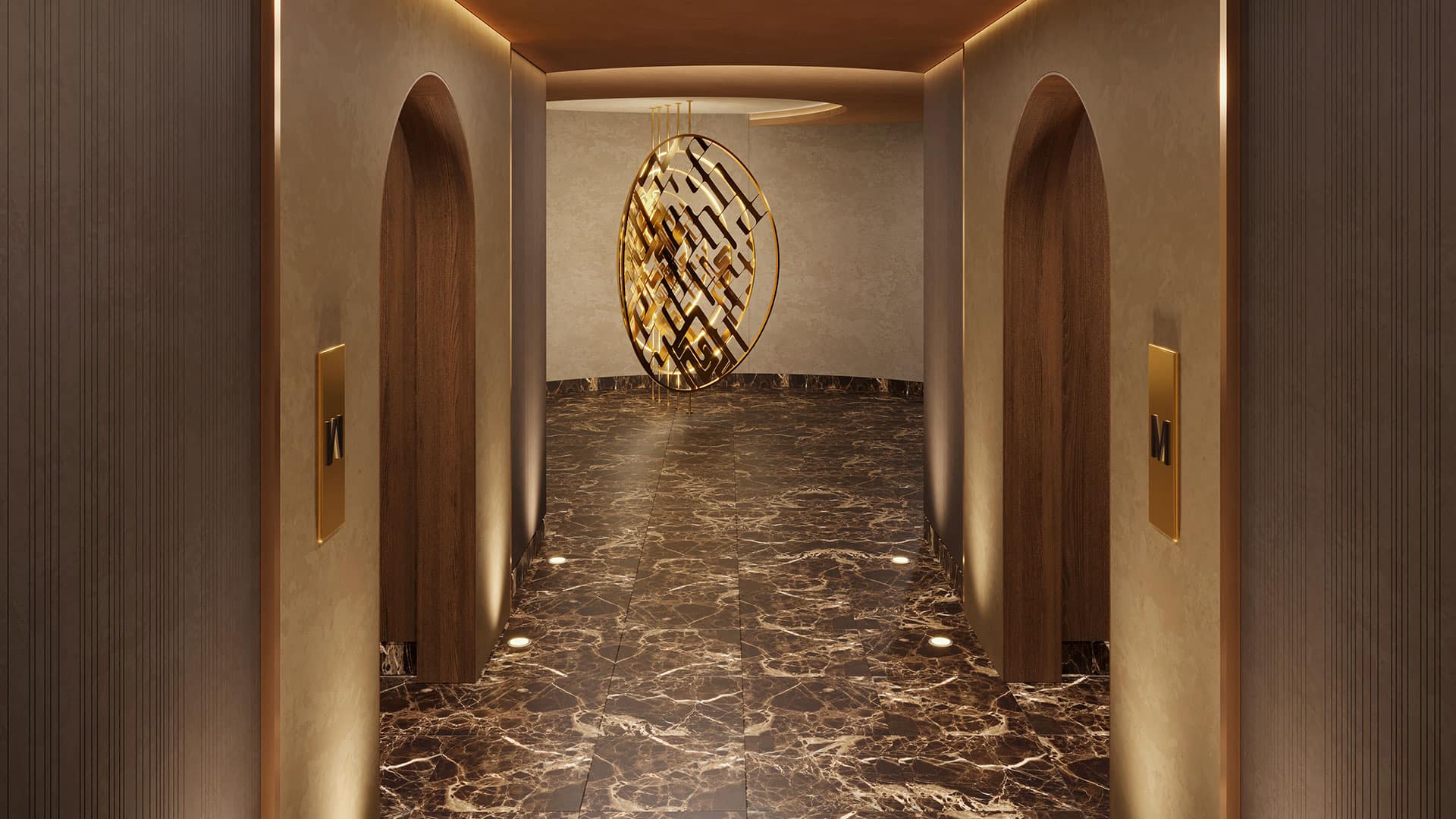 Hallway Changing Rooms