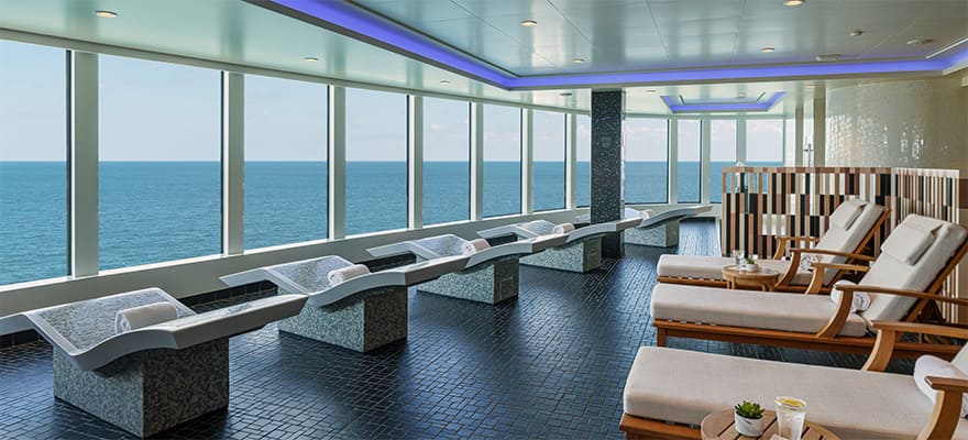 Spa de primer nivel a bordo del Norwegian Bliss
