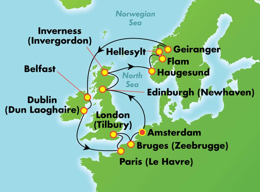 Inglaterra, Irlanda y Noruega: joyas europeas desde Ámsterdam, 14 días Inglaterra, Irlanda y Noruega: joyas europeas desde Ámsterdam, 14 días