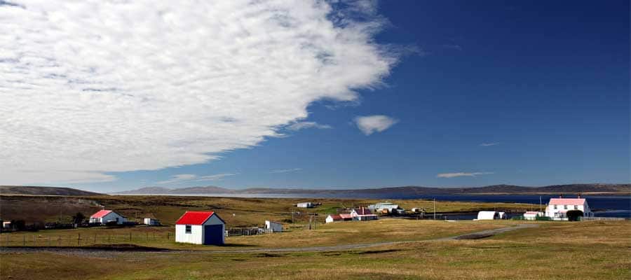 Cielos azules en tu crucero a las Islas Falkland (Malvinas)