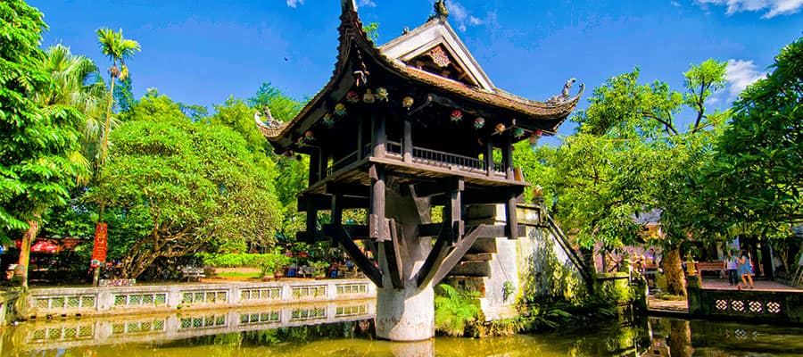 Pagoda del Pilar Único en tu crucero por Asia
