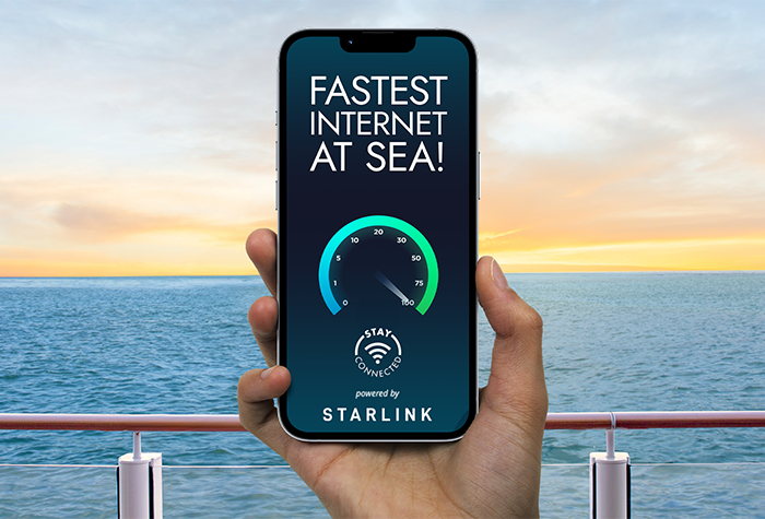 Starlink: el servicio de Internet más rápido en alta mar