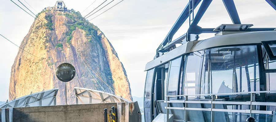 Sube en teleférico al Pan de Azúcar en un crucero a Río de Janeiro