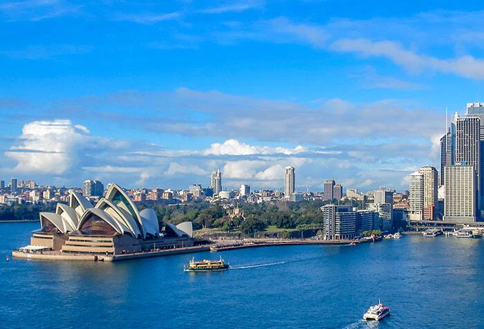 Crucero de reposicionamiento desde Sídney o Auckland