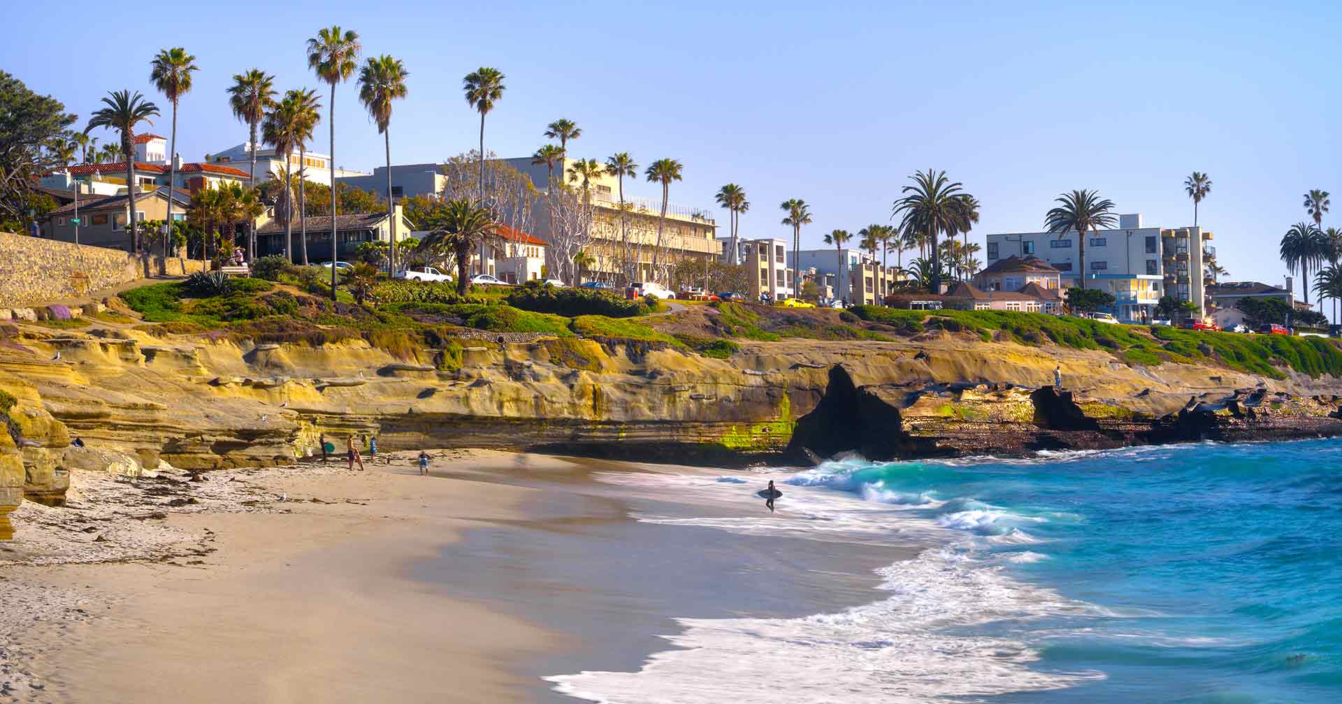 Paseo por la ciudad y atracciones de La Jolla con final en el aeropuerto 