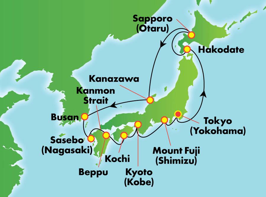 Asia: Japón a pleno desde Tokio (Yokohama), 13 días Asia: Japón a pleno desde Tokio (Yokohama), 13 días