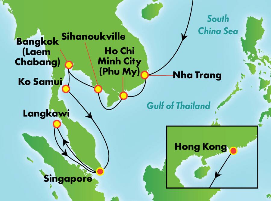 Sudeste asiático desde Hong Kong, 14 días Sudeste asiático desde Hong Kong, 14 días