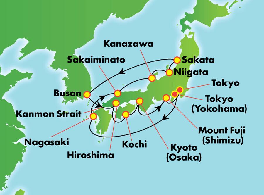 Asia: Japón a pleno desde Tokio (Yokohama), 14 días Asia: Japón a pleno desde Tokio (Yokohama), 14 días