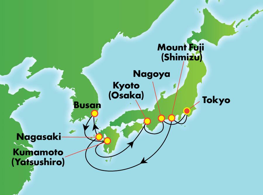 Asia: sitios destacados de Japón en otoño desde Tokio, 9 días Asia: sitios destacados de Japón en otoño desde Tokio, 9 días