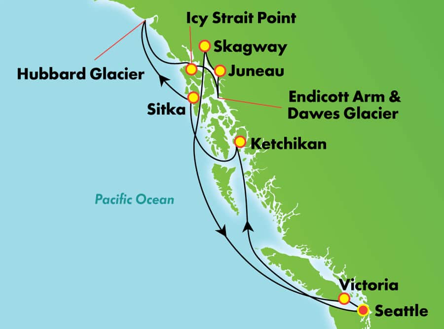 Lo mejor de Alaska: Pasaje por los glaciares desde Seattle, 11 días Lo mejor de Alaska: Pasaje por los glaciares desde Seattle, 11 días