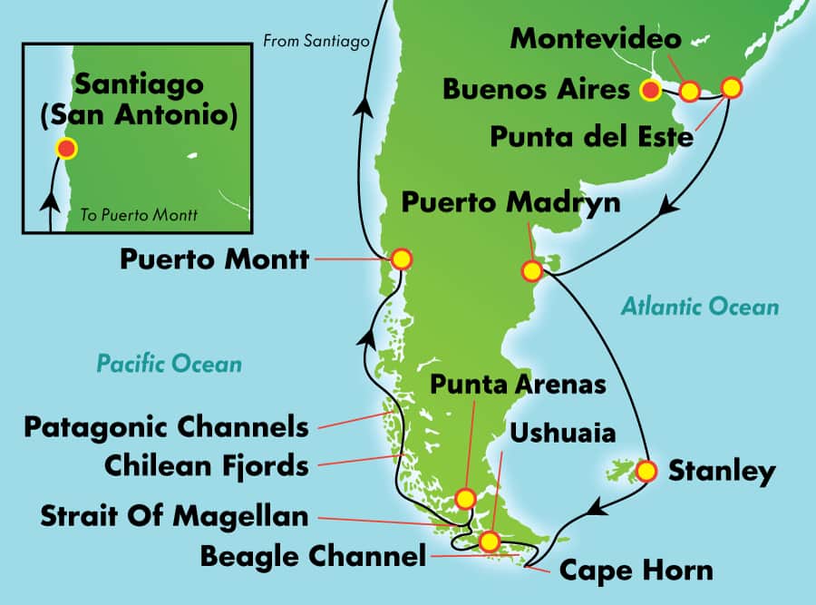 América del Sur desde Buenos Aires, 14 días América del Sur desde Buenos Aires, 14 días
