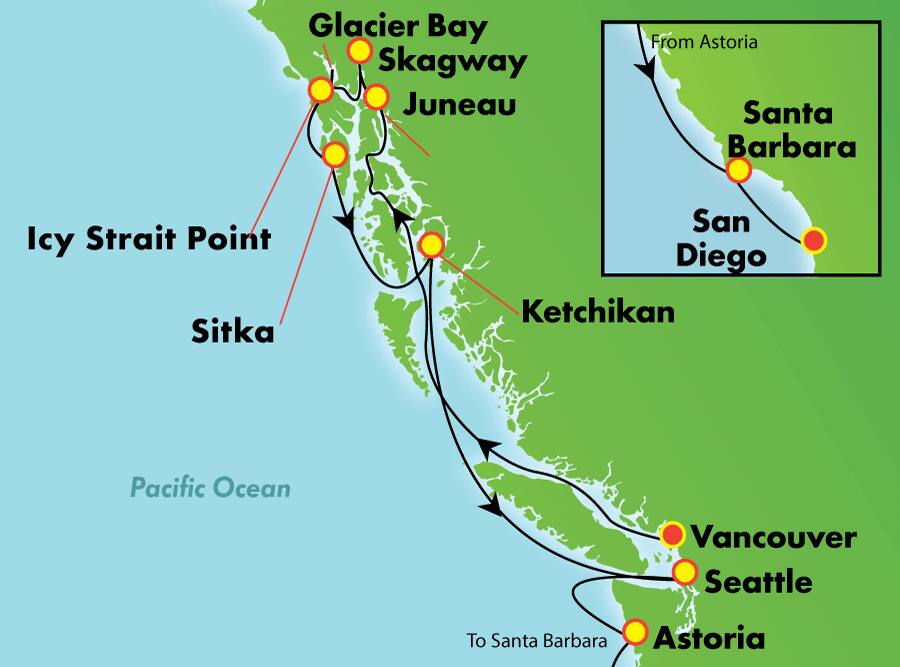 Alaska desde Vancouver, 15 días Alaska desde Vancouver, 15 días