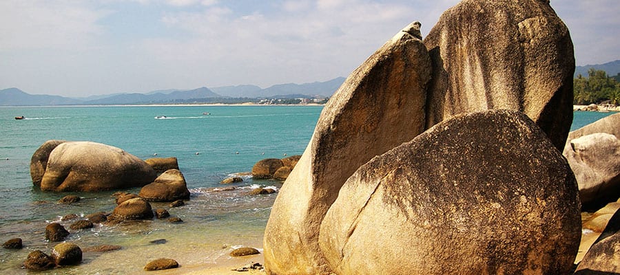 Playas hermosas de Sánya en tu crucero por Asia