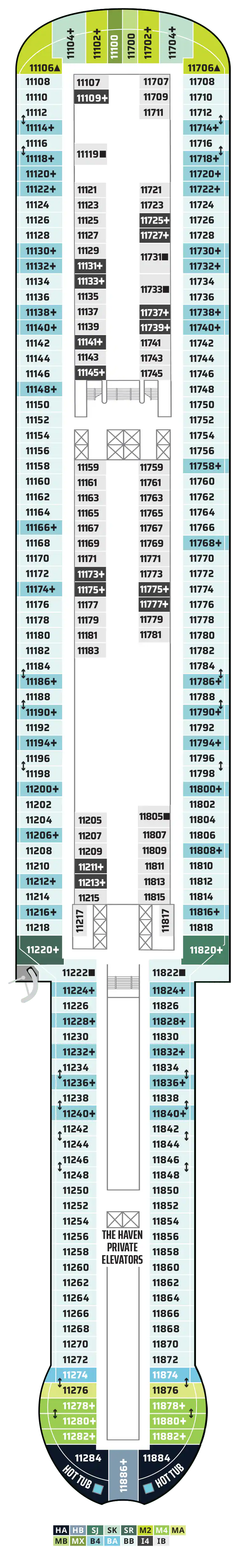 Plano de la cubierta 11