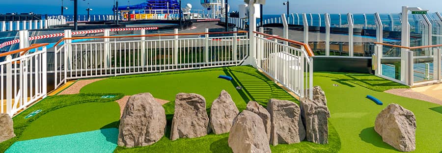 Minigolf en alta mar