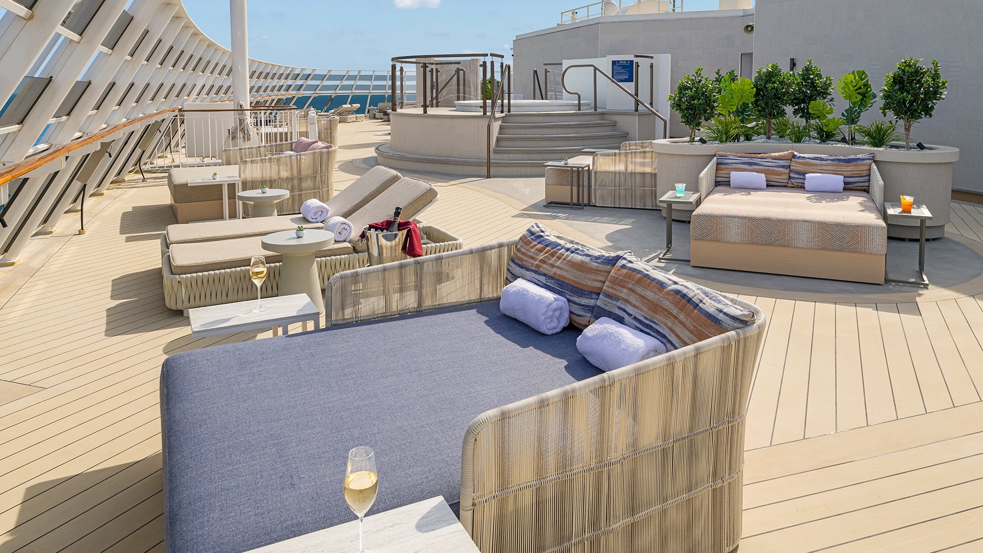 The Haven Courtyard and Sundeck