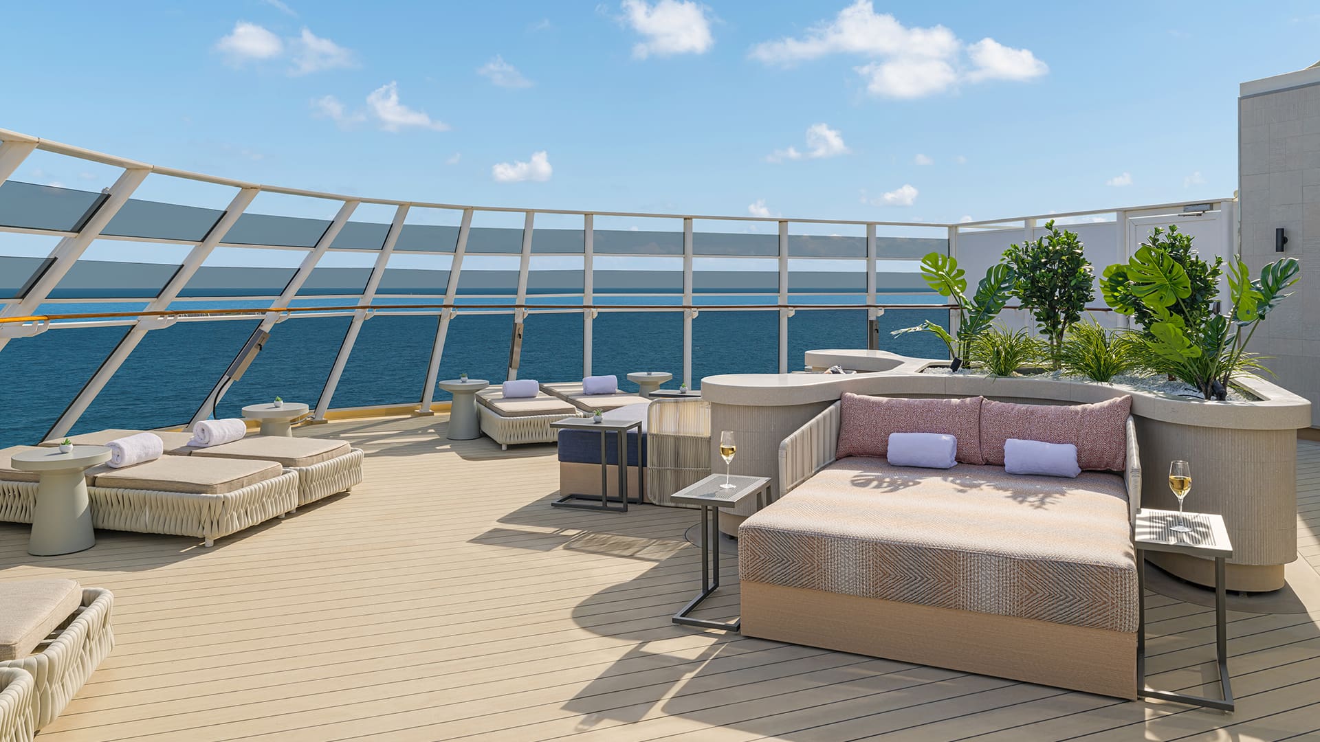 The Haven Courtyard and Sundeck