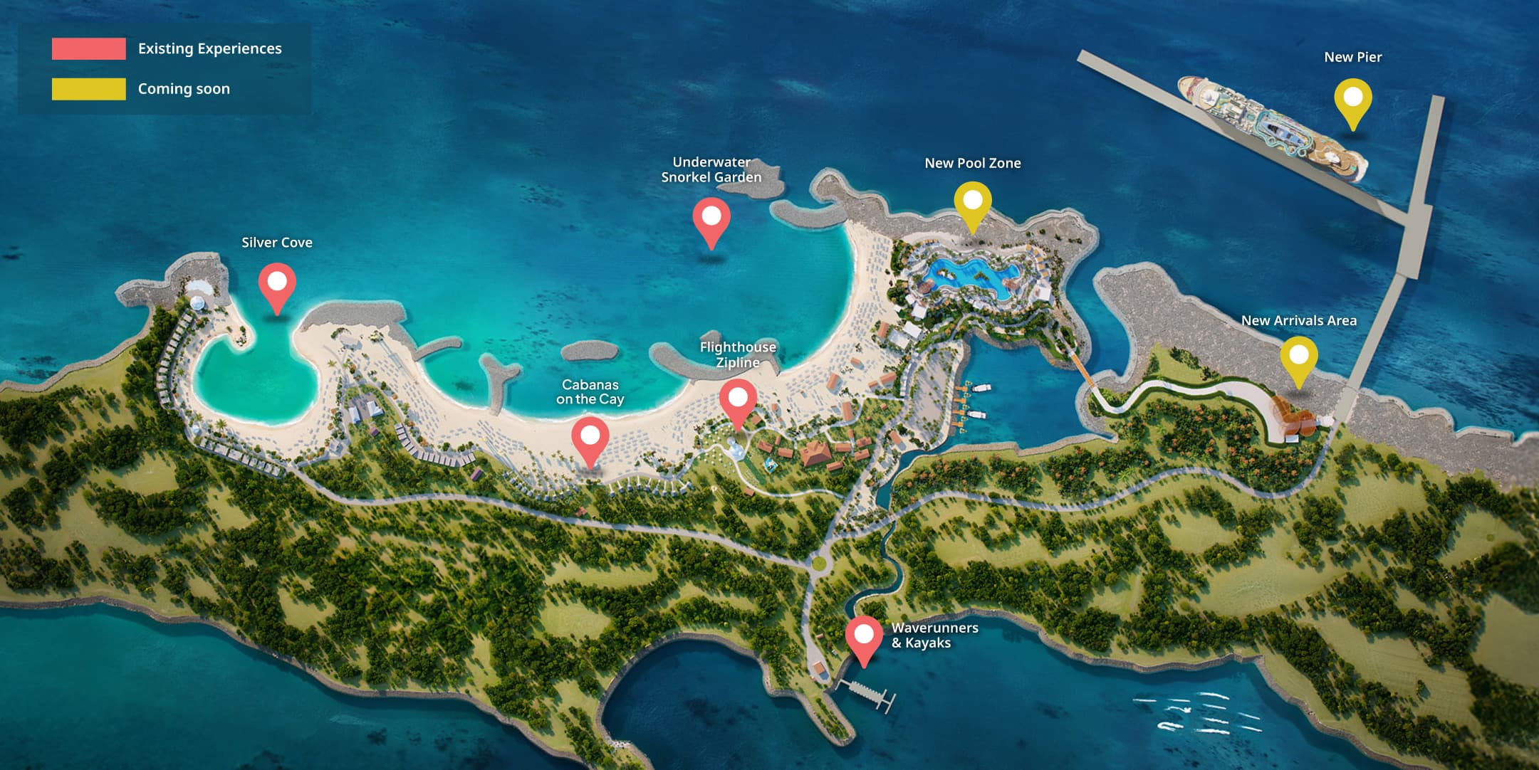 Mapa de la isla