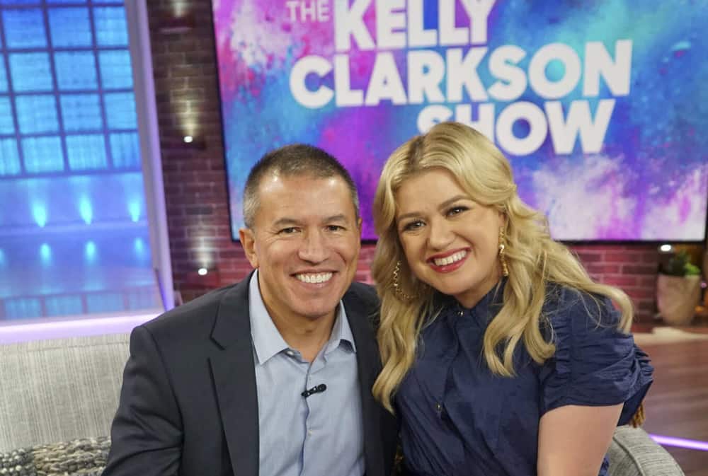 Andy Stuart and Kelly Clarkson