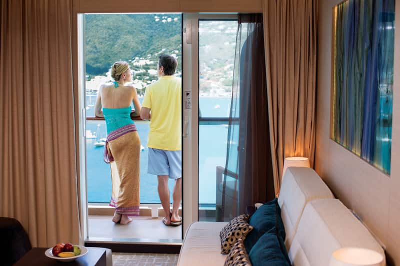 Enjoy the View from Your Balcony Stateroom on a Honeymoon Cruise