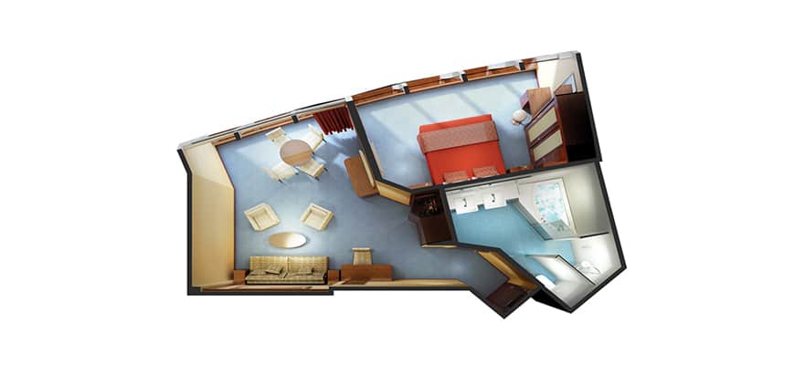 plano de Deluxe Owner’s Suite