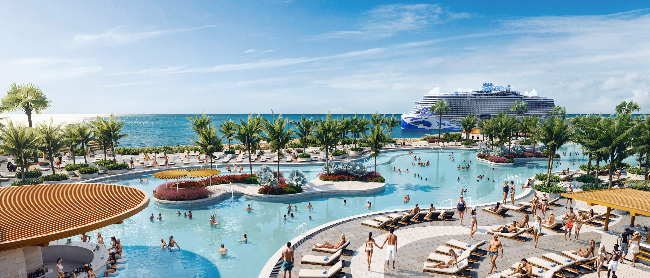 Piscina del tamaño de un crucero