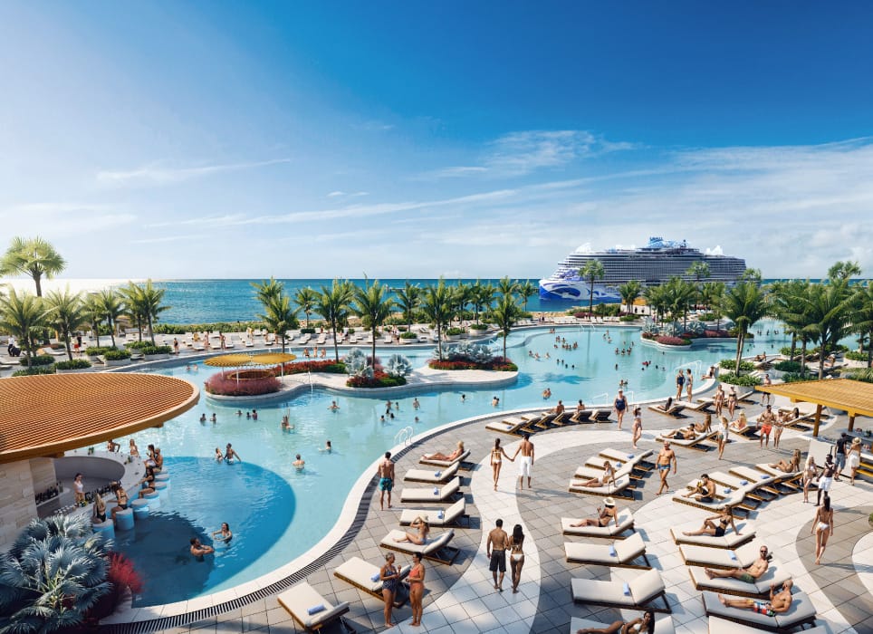 Piscina del tamaño de un crucero