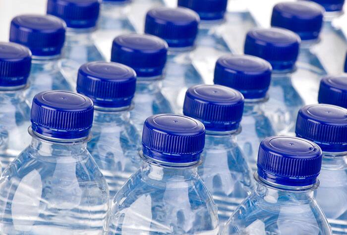 Paquetes de botellas de agua