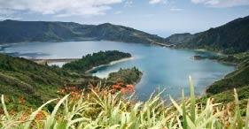 Lago de Fuego y Ribeira Grande Lago de Fuego y Ribeira Grande