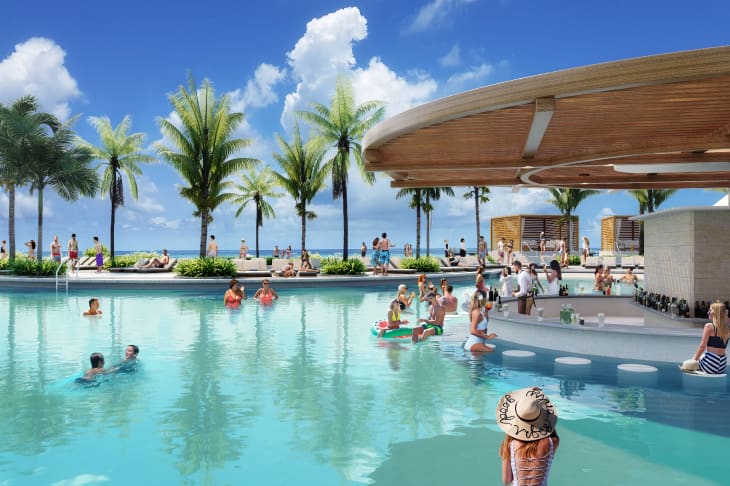 Bar en la piscina: todas las bebidas incluidas